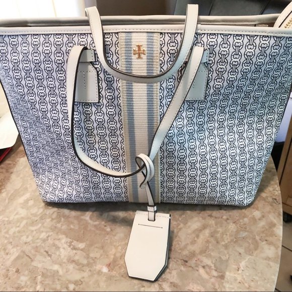 🖤Tory Burch Gemini Link Canvas Tote - Picture 2 of 5